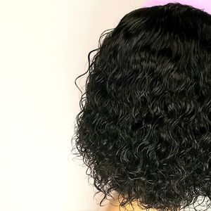 Curly Lace Closure Bob Wig